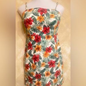 New with tag floral dress size L
